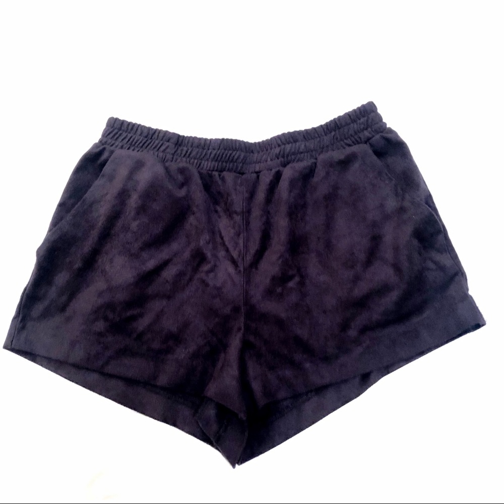 Forever 21 Black Suede Shorts
